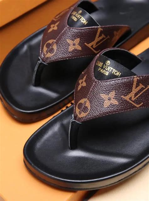 louis vuitton flip flops|Louis Vuitton flip flops men's.